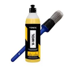 Vonixx Shampoo Lava Autos V-mol + Pincel limpeza Pesada Desengraxante Tira Barro Óleo Graxa