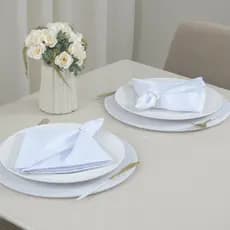 Guardanapo Kit 6 Peças Tecido Oxford Coleção Classic Mesa Posta Requinte