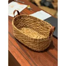 Paozeira Cesto Oval Decoração Enfeite Café da manhã.