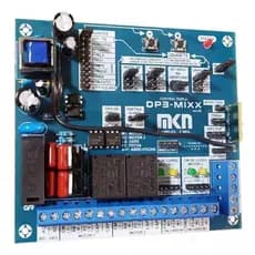 Placa motor portão para 2/motor Central Monofásica MKN DP3-MIXX  433,92Mhz Placa dupla