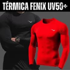 Kit com 2 camisas térmicas com proteção solar UV 50+ Fenix