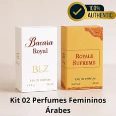 KIT 2 PERFUMES ÁRABES FEMININOS 100ML EAU DE PARFUM