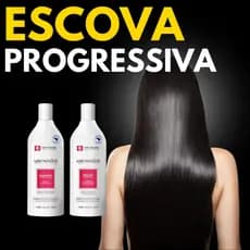 Escova Progressiva Liso Mágico Shampoo + Gloss 1L - Uso Profissional