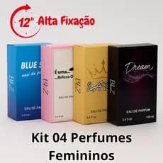 Kit 4 Perfumes Femininos Importado Eau de Parfum 100ml