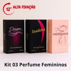 Kit 03 Perfumes Femininos Ref Importada 100ml