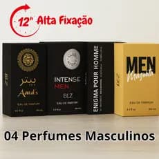 Kit 04 Perfumes Importados Ref Eau de Parfume 100ml
