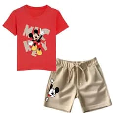 Camiseta + Short Conjunto Infantil Mikey Personagem