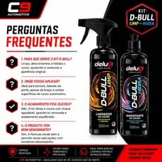 Kit Limpeza e Hidratação de Couro Delux D-Bull Limp + D-Bull Hidra 500ml