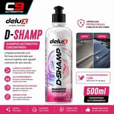 Shampoo Automotivo Concentrado D-Shamp Delux 500ml pH Neutro