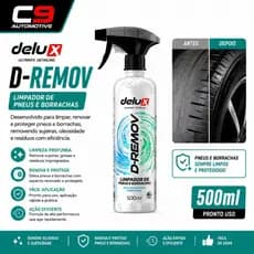 Limpador De Pneus E Borrachas D-Remov Delux 500ml Pronto Uso