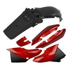 Kit Carenagem Roupas Plásticas Conjunto Moto Yamaha Ybr 125 2000 2001 2002 2003 2004 2005 2007 2008