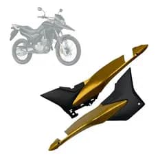 Kit Tampa Lateral E Sub Tampa Honda Xre 300 2010 2011 2012 Roupas Plásticas Carenagem