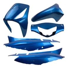 Conjunto Kit Carenagem Pro Tork Para Moto Biz 125 2006 2007 2008 2009 2010 Modelo Original