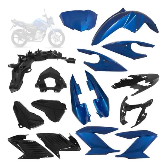 Kit Carenagem Completo Yamaha Fazer 150 2014 2015 2016 2017 2018 2019 2020 2021 2022