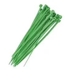 Abraçadeira Nylon 100x2,5mm Verde 50 Unidades - Brasfort