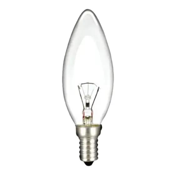 Lâmpada Vela Lisa 40W 110V Clara E14 - Sadokin