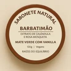 Sabonete Natural Íntimo de Barbatimão com Extrato de Calêndula e Rosa Mosqueta