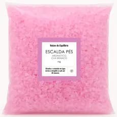 Escalda-Pés Chá Branco - Aroma Suave, Relaxamento e Sensação de Leveza Com Óleo de Amêndoas