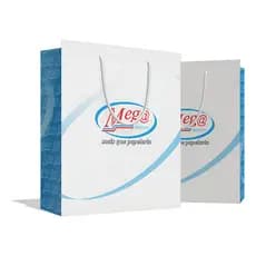 100 Sacola Personalizada 21x23x10 Papel 180g Com Logo Clínicas Odontológicas, smartphones, óticas
