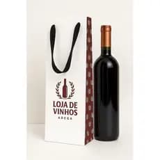 50 Sacola Personalizada Vinho/Adega- Garrafas 11,5x8x39cm C/ Logo