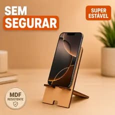 Porta Celular Suporte Para Smartphone em MDF