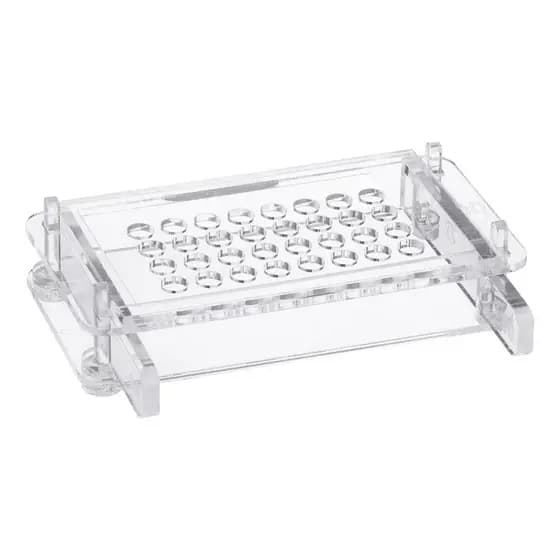 Encapsuladora Manual de Acrílico 32 Furos Nº 5 - Para Cápsulas (Pó e Líquido)