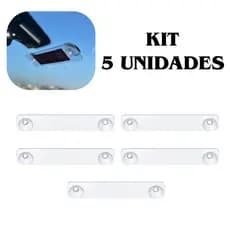 Suporte Transparente Compatível TAG Veicular de Pedágio Sem Parada Ventosa Forte