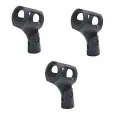 Kit Com 3 Cachimbo Para Microfone Suporte Em Pedestal