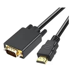 Cabo Conversor Adaptador Hdmi Macho X Vga Macho 1.8 Metros