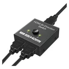 Chaveador Switch Hdmi 2x1 E 1x2 Bi-direcional 4k Ultra Hd 3d