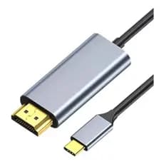 Cabo Usb-c Para Hdmi 4k 60hz 1.8m Ultra Hd Alta Definição