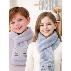 Cachecol Infantil Menina Inverno Quentinho Pelucia Fofo