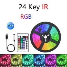 20M  Fita LED 5M 10M 15M 20M  SMD  RGB Luzes LED RGB Fita LED Fita LED flexível DC 5V Conjunto -1