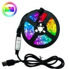 Fita led 3KEY RGB 5050 Luzes De Mudança De Cor B + 2