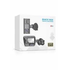 Câmera Veicular Black Box Full HD 1080p com Câmera Frontal E Traseira, Visão Ampla e Gravação em Loop