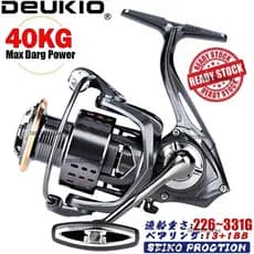 Carretel De Pesca Duplo 13 + 1BB Mesin Pancing Max Drag 15kg maleta pescaria molinete carretilha pesca