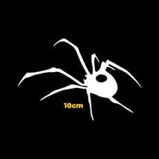 Adesivo Aranha Corte a Laser Decall Para Moto e Carro Capacete 10cm, Vinil Para Alta Durabilidade