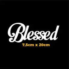 Adesivo original blessed carro moto caminhão