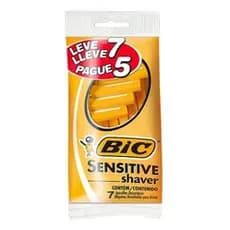 Aparelho De Barbear Bic Sensitive Shaver pack c/ 7 ( Escolha a quantidade )