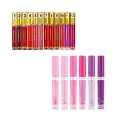 Lip Gloss Brilho Labial Glitter Pink 21 OU Gloss Labial Com Cor Lua & Neve - Escolha o seu