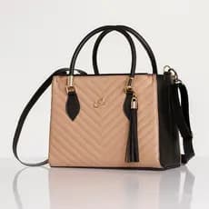 Bolsa Feminina Lorena Média Tote de Mão e Alça Transversal Immateriale
