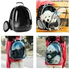 Mochila Pet Cães E Gatos Visão Panorâmica Em Acrílico