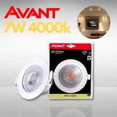 Spot Led Direcionável Bivolt Redondo Embutir 7w 4000k Bivolt