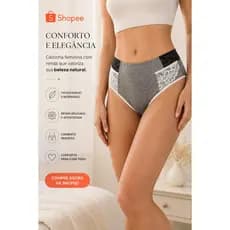 Kit 2 Calcinhas tangas GG Femininas Renda Confortável Cintura Alta Premium