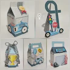 Kit Corrida Retrô Carros Garagem Lembrancinha Personalizada Festa Envio em 24h