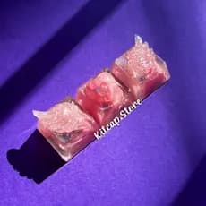 Kit WingCaps - Tecla de Asas Coração Mágico Keycap Para Teclado Mecânico - Fofas - Kawaii