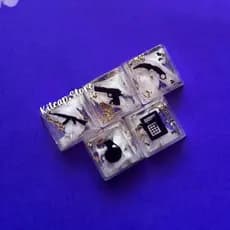 Kit Teclas CS GO -  Efeito Névoa -Tecla Para Teclado Mecânico Efeito Smoke - CS2 - Keycaps Para Teclado Mecânico
