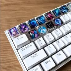 Keycaps Resina LOL Todos os Campeões League of Legends Teclas Para Teclado Mecânico
