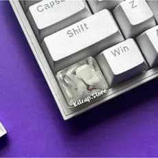 Tecla Efeito Névoa - Ctrl Alt Shift Tab CapsLock - Keycap Para Teclado Mecânico - Tecla Efeito Smoke - Unidade