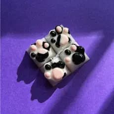 Keycap Patinha Pintinhas - Pata de Gato - Teclas Personalizadas Para Teclado Mecânico - Kawaii - Fofo - Unidade